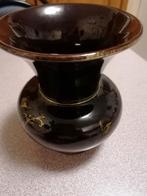 Vintage JASBA kastanjebruin bruin geglazuurde keramische vaa, Antiek en Kunst, Antiek | Keramiek en Aardewerk, Ophalen