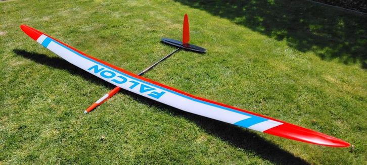 F5J Falcon (VR Composites) RTF voor Jeti, Hobby en Vrije tijd, Modelbouw | Radiografisch | Vliegtuigen, Zo goed als nieuw, Elektro