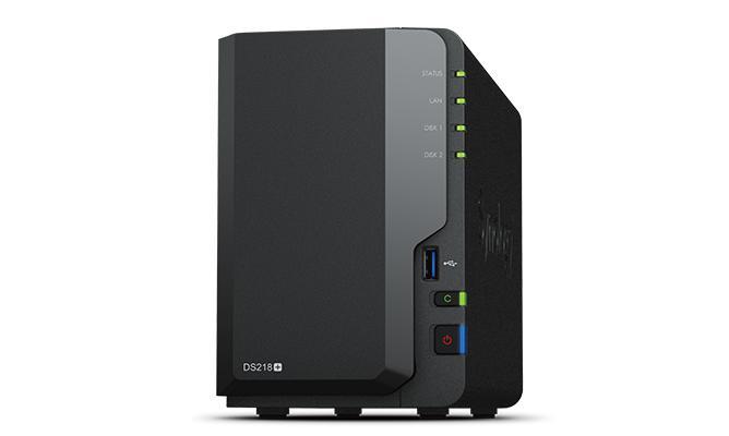 Synology DiskStation DS218+ (10 Go de RAM), Informatique & Logiciels, NAS, Comme neuf, Enlèvement ou Envoi
