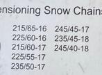 Sneeuwkettingen Nieuw, Ophalen of Verzenden, Nieuw