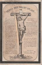 Carte de prière pour sœur Verhulst, Envoi, Image pieuse