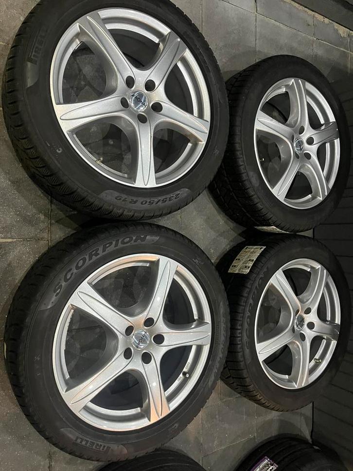 Ronal 7,5x19 et40 5x112 winterbanden 235-50-19 (audi , vw ), Auto-onderdelen, Banden en Velgen, Banden en Velgen, Winterbanden