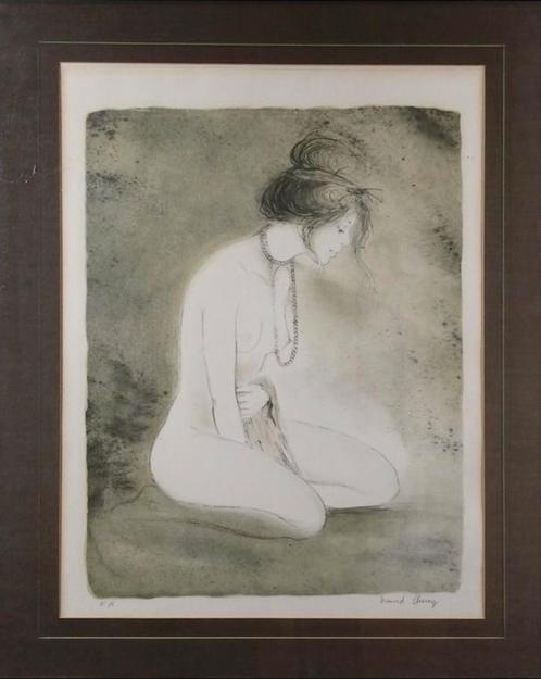 Belle lithographie d’une jeune femme nue, Édition d’artiste, Antiquités & Art, Art | Dessins & Photographie