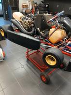 Kart birel r32 met honda hrc rs 125 blok, Sport en Fitness, Karting, Ophalen, Gebruikt, Kart