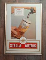 Stella artois reclamebord Met takszegel 1967, Ophalen of Verzenden, Zo goed als nieuw, Reclamebord