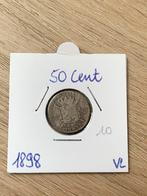 50 centimes 1898 België, Ophalen of Verzenden