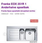 Spoelbak franke EOX251 R1, Huis en Inrichting, Ophalen of Verzenden, Zo goed als nieuw