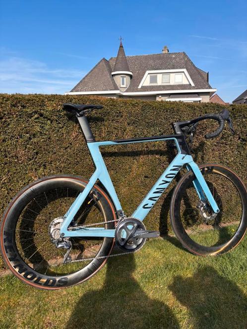 [CRASH] Canyon Aeroad CF SL7, Fietsen en Brommers, Fietsen | Racefietsen, Gebruikt, Carbon, Ophalen