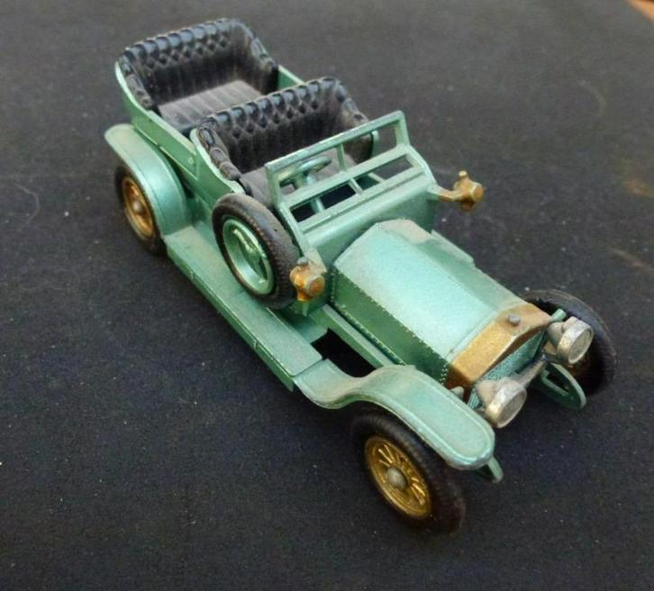 Rolls Royce 1907 Silver Ghost groen n 15 models of yesterye, Kinderen en Baby's, Speelgoed |Speelgoedvoertuigen, Gebruikt, Ophalen of Verzenden