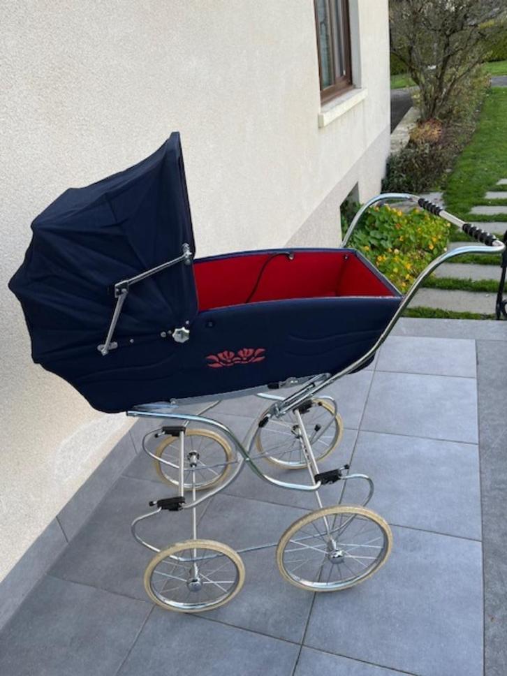 Très Joli Landau -Poussette vintage  2 en 1, Kinderen en Baby's, Kinderwagens en Combinaties, Gebruikt, Combiwagen, Overige merken