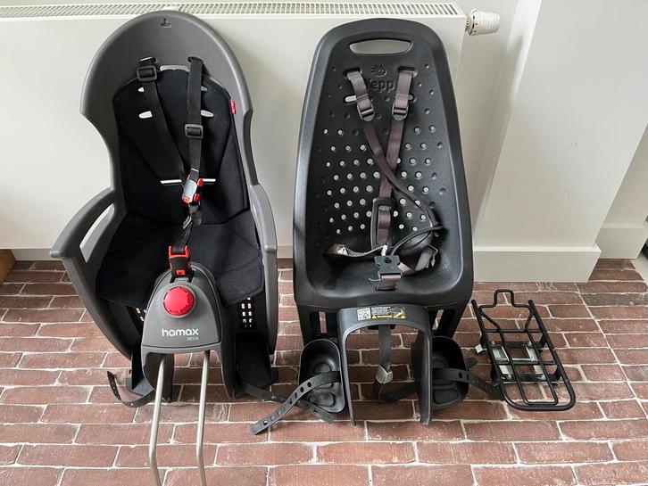 2 sièges enfants vélo THULE YEPP + HAMAX, Fietsen en Brommers, Fietsaccessoires | Fietsstoeltjes, Gebruikt, Achterzitje, Ophalen