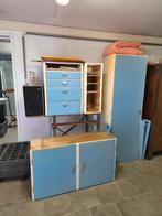 Vintage keukentje jaren 60, Huis en Inrichting, Keuken | Complete keukens, Ophalen, Zo goed als nieuw, Zwart