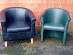 2 Fauteuils Cabriolet, Maison & Meubles, Fauteuils, Enlèvement, Utilisé, Cuir, 50 à 75 cm