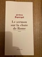 Le sermon sur la chute de Rome de Jérôme Ferrari, Enlèvement ou Envoi, Comme neuf