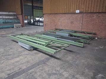 Palletstelling magazijnrek 2.7m breed zelf samen te stellen beschikbaar voor biedingen