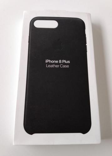 iPhone 8 Plus / 7 Plus - Leather Case Black beschikbaar voor biedingen