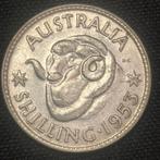 Australië - 1 shilling 1953 - KM 53 - 98, Postzegels en Munten, Munten | Oceanië, Zilver, Ophalen of Verzenden, Losse munt