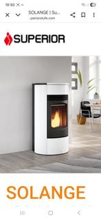 Pelletkachel solange, Huis en Inrichting, Kachels, Ophalen, Gebruikt, Vrijstaand, Pelletkachel