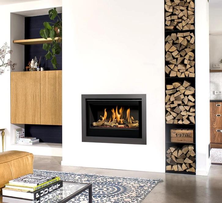 Aanbieding rechthoekige inbouwgashaard Bellfires Smart Bell, Doe-het-zelf en Bouw, Verwarming en Radiatoren, Nieuw, Kachel, Ophalen of Verzenden
