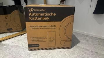 Viervoeter zelfreinigende kattenbak - 2025 model beschikbaar voor biedingen