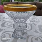 Handgemaakte kristallen vaas Val Saint Lambert, Minder dan 50 cm, Nieuw, Overige materialen, Wit