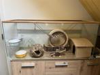 Hamster terrarium, Dieren en Toebehoren, Knaagdieren en Konijnen | Hokken en Kooien, Kooi, Zo goed als nieuw, Hamster, 75 tot 110 cm