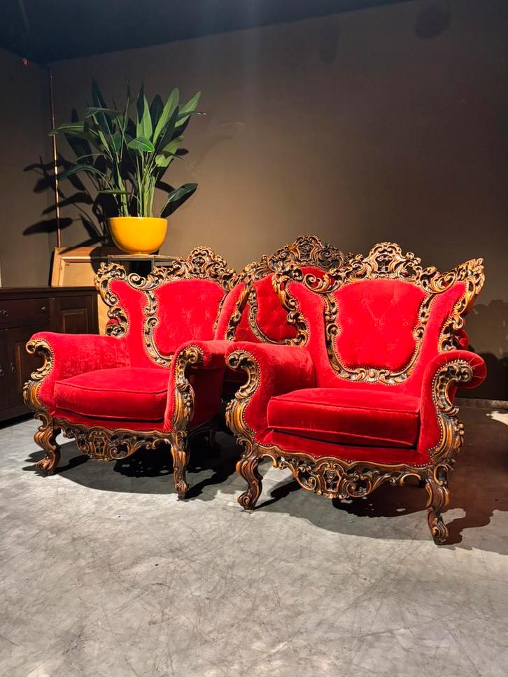 Luxe Barokset  Klassiek & Elegant, Huis en Inrichting, Zetels | Zetels en Chaises Longues, Zo goed als nieuw, Vierpersoons of meer