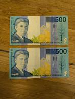 500 frank, Postzegels en Munten, Ophalen of Verzenden