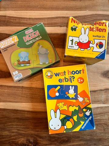 3 puzzeltjes vanaf 2 jaar.