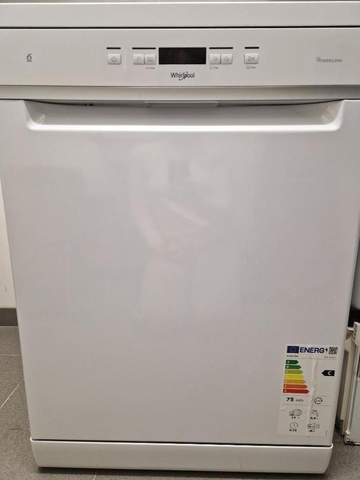 Whirlpool WFC3C42P in uitstekende staat, Elektronische apparatuur, Vaatwasmachines, Zo goed als nieuw, Vrijstaand, 85 tot 90 cm