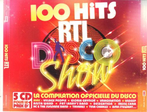 5-CD-BOX * 100 Hits RTL - Disco Show, CD & DVD, CD | Pop, Enlèvement ou Envoi