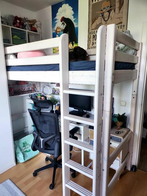 LIT EN HAUTEUR FLEXA, Kinderen en Baby's, Kinderkamer | Stapelbedden en Hoogslapers, Gebruikt, Hoogslaper, Ophalen