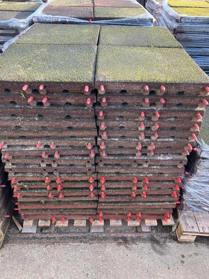 🐴 1.500 vochtdoorlatende rubberen stalmatten 50x50x6,5cm 🐴, Dieren en Toebehoren, Stalling en Weidegang