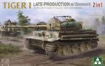 TAKOM 2199 TIGER I late-prod. w/zimmerit Sd.Kfz.181 1/35, Hobby en Vrije tijd, Modelbouw | Auto's en Voertuigen, Overige merken