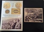 24k vergulde medaille 1936 Spelen + foto's en certificaat, Ophalen of Verzenden