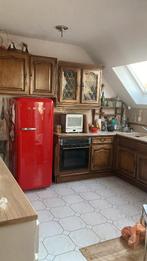 SMEG Koelkast Rood, Elektronische apparatuur, Koelkasten en IJskasten, Ophalen, Gebruikt, 60 cm of meer, 140 tot 160 cm