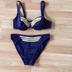 2 delige bikini blauw/ geel en wit., Only, Blauw, Ophalen of Verzenden, Zo goed als nieuw