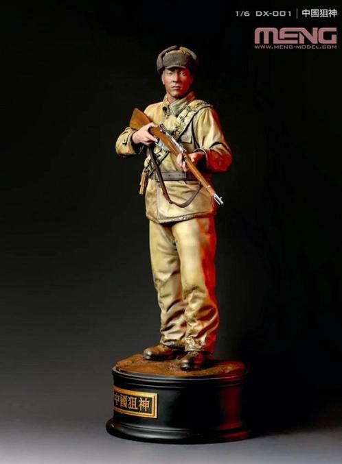 Figuur "Chinese Sniper Ace" 1/6 Meng, Hobby en Vrije tijd, Modelbouw | Figuren en Diorama's, Nieuw, Figuur of Figuren, Groter dan 1:35