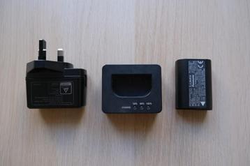Panasonic BLK-22 batterij en oplader, Audio, Tv en Foto, Ophalen, Compact, Zo goed als nieuw, Overige Merken