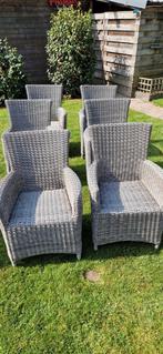 6 tuinstoelen, Ophalen, Zo goed als nieuw