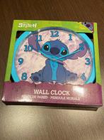 Disney stitch wall clock 24cm, Ophalen of Verzenden, Nieuw