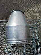 Melkkan inox, Ophalen