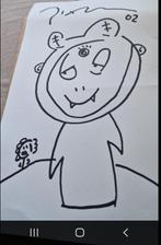 Tekening murakami, Antiek en Kunst, Kunst | Litho's en Zeefdrukken, Ophalen of Verzenden