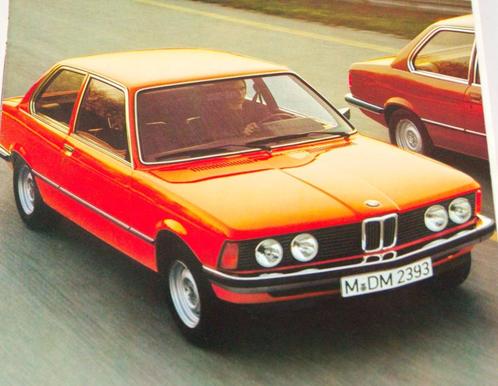 BMW 3 serie folder 1975, Boeken, Auto's | Folders en Tijdschriften, Zo goed als nieuw, BMW, Ophalen of Verzenden