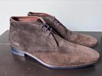 Floris van Bommel herenschoenen 9.5 / 43.5 weinig gedragen, Kleding | Heren, Schoenen, Bruin, Floris van Bommel, Ophalen of Verzenden