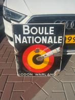 boule nationale 1935 emaille reclamebord, Verzamelen, Ophalen, Reclamebord