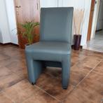 Lederlook eetkamerstoelen met wielen, Huis en Inrichting, Stoelen, Ophalen