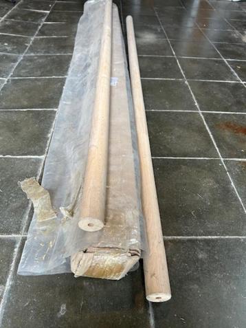Houten trapleuning beuk 2m, diam. 5cm (2 stuks), Enlèvement, Neuf, Escalier