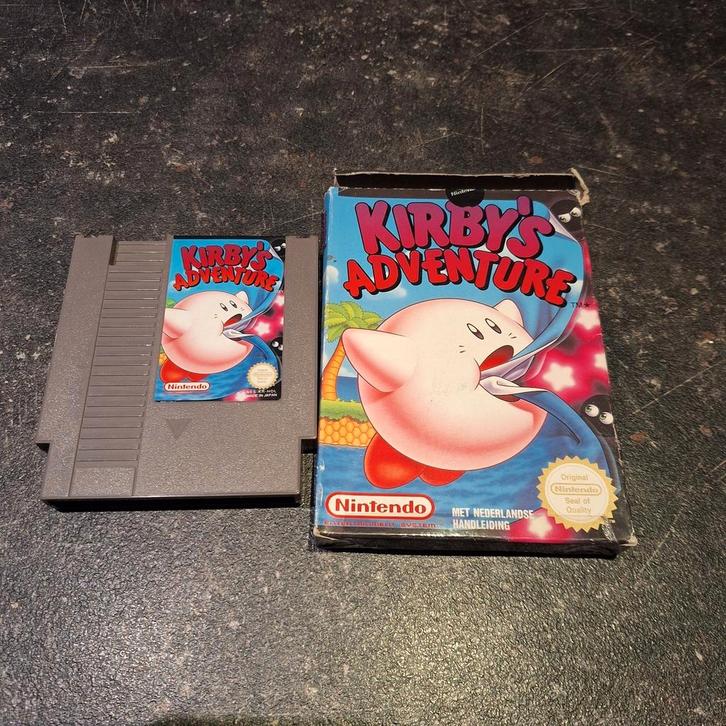 Kirby’s Adventure (NES, 1993) – Original Game & Box, Games en Spelcomputers, Games | Nintendo NES, Gebruikt, Ophalen of Verzenden