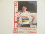 wielerkaart 1995 team saeco wk silvio martinello, Comme neuf, Envoi